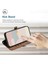 Xiaomi Redmi Için YX0020 10C 4g Eller Serbest Stand Telefon Çantası, Çift Manyetik Toka Pu Deri Deri Flip Kapak Kabuğu Strap-Brown (Yurt Dışından) 3