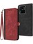 Xiaomi Redmi Için YX0020 10C 4g Eller Serbest Stand Telefon Çantası, Çift Manyetik Toka Pu Deri Flip Kapak Kabuğu Strap-Red ile (Yurt Dışından) 1