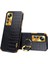 Xiaomi Için 12 Lite 5g Kickstand Telefon Kılıfı Pu Deri Kaplamalı Tpu Timsah Doku 6d Elektruman Kapak Black (Yurt Dışından) 1