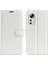 Xiaomi Için 12 Lite Litchi Doku Telefon Kılıfı Pu Deri+Tpu Ayarlanabilir Stand Cüzdan Koruyucu Telefon Kapak-Beyaz (Yurt Dışından) 1