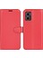 Xiaomi Redmi Için Not 11E 5g/redmi 10 5g/redmi 10 Prime+ 5g Cüzdan Stili Litchi Doku Telefon Kılıfı Pu Deri+ Tpu Çift Katman Koruma Standı Kabuk-Kırmızı (Yurt Dışından) 1