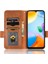 Xiaomi Redmi 10C 4g Için Telefon Kasası, Cüzdan Standı Pu Deri Kapak Üçgen Deseni, Kayış Kahverengi ile Basılmış Flip Kabuk (Yurt Dışından) 4