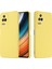 Xiaomi Için Poco F4 5g/redmi K40S 5g Scraty-Dirençli Silky-Yumuşak Sıvı Silikon Telefon Kılıfı Strap-Sarı (Yurt Dışından) 2
