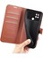 Xiaomi Için Poco C40 4g Anti-Çizelge Litchi Doku Pu Pu Deri Tam Koruma Kılıfı Flip Stand Cüzdan Telefon Kapak-Kahverengi (Yurt Dışından) 5