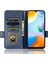 Xiaomi Redmi 10C 4g Için Telefon Kasası, Cüzdan Standı Pu Deri Kapak Üçgen Deseni, Kayış Mavisi ile Basılı Flip Kabuk (Yurt Dışından) 4