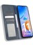 Xiaomi Redmi Için 11 Prime 4g Öne Karşıtı Pu Deri Deri Kabuk Manyetik Tasarım Retro Doku Baskılı Desen Cüzdan Telefon Kapak Mavisi (Yurt Dışından) 4