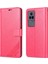 Xiaomi Için Redmi K50 PRO/K50 Cüzdan Telefon Kılıfı Dokulu Pu Deri Folyo Flip Kitap Kapağı Tpu Şok Geçirmez Stand Kasa-Kırmızı (Yurt Dışından) 1