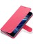 Xiaomi Için Redmi K50 PRO/K50 Cüzdan Telefon Kılıfı Dokulu Pu Deri Folyo Flip Kitap Kapağı Tpu Şok Geçirmez Stand Kasa-Kırmızı (Yurt Dışından) 5