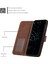 Xiaomi Poco X4 Pro 5g Dikiş Cüzdan Pu Pu Deri Deri Manyetik Kapama Stand Strap-Brown ile Cep Telefonu Kapağı (Yurt Dışından) 5