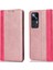 Xiaomi 12T 5G/12T Pro 5g/redmi K50 Ultra Pu Deri Telefon Kılıfı Stand Iki Renk Ekleme Cüzdan Kapak Golü Altın+Gül (Yurt Dışından) 1