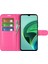 Xiaomi Redmi Için Not 11E 5g/redmi 10 5g/redmi 10 Prime+ 5g Cüzdan Stili Litchi Doku Telefon Kılıfı Pu Deri+ Tpu Çift Katman Koruma Standı Kabuk Rose (Yurt Dışından) 3