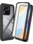 Xiaomi Redmi 10C Için Pc+Tpu Hibrit Kılıf, Pet Ekran Koruyucu-Black ile Giyim Dayanıklı 3'ü Dirençli 3'ü Cep Telefon Kabuğu Tam Kaplama (Yurt Dışından) 1