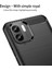 Xiaomi Için Redmi A1 4g/a2 4g Çizeltilmiş Fırçalanmış Yüzey Telefon Kılıfı Karbon Fiber Doku Yumuşak Tpu Arka Kapak Kırmızısı (Yurt Dışından) 4