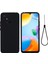 Xiaomi Redmi Için 10C Hassas Kesimler Sıvı Silikon Kılıf Yumuşak Mikrofiber Astar Damla Koruma Ince Ince Kapak Kayış-Siyah ile (Yurt Dışından) 1