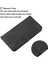 Xiaomi Için Redmi A1 4g/a2 4g Çizgi Baskı Koruyucu Telefon Kılıfı Doğru Renk Pu Deri Manyetik Toka Cüzdan Stand Anti-Çizgiye Karşı Cep Telefon Kapağı Strap-Black (Yurt Dışından) 2
