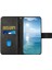 Xiaomi Için Redmi A1 4g/a2 4g Çizgi Baskı Koruyucu Telefon Kılıfı Doğru Renk Pu Deri Manyetik Toka Cüzdan Stand Anti-Çizgiye Karşı Cep Telefon Kapağı Strap-Black (Yurt Dışından) 3