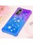 Xiaomi Için Yb Quicksand 12 Lite 5g Yumuşak Tpu Arka Kapak Anti-Damla Gradyan ve Akan Sıvı Dekor Kabuk-Mor/gök Mavisi (Yurt Dışından) 5