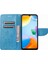 Xiaomi Redmi Için 10C Kelebek Çiçeği Baskılı Folio Flip Pu Deri Kılıf Stand Cüzdan Kapak Mavisi (Yurt Dışından) 2