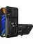Xiaomi Redmi K40S Için 5g/poco F4 5g Kart Tutucu Halk Kickstand Telefon Kasa Kamera Kapağı Pc+Tpu Hibrid Kabuk Black (Yurt Dışından) 1