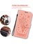 Xiaomi Redmi Için 10C Moda Baskılı Gül ve Kelebekler Desen Telefon Kılıfı Cüzdan Stand Pu Deri Tam Koruma Telefon Kapak Pembe (Yurt Dışından) 5