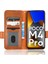 Pu Deri Basılı Üçgen Desen Kılıfı Xiaomi Poco M4 Pro 4g, Cüzdan Stand Fonksiyon Manyetik Toka Telefon Kapak Kahverengi (Yurt Dışından) 2