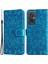 Xiaomi Redmi Için 11 Prime 4g Ayçiçeği Basılı Pu Deri Kılıf Stand Stand Cüzdan Flip Manyetik Koruyucu Kapak El Strap-Blue (Yurt Dışından) 1