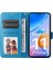 Xiaomi Redmi Için 11 Prime 4g Ayçiçeği Basılı Pu Deri Kılıf Stand Stand Cüzdan Flip Manyetik Koruyucu Kapak El Strap-Blue (Yurt Dışından) 2