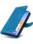 Xiaomi Redmi Için 11 Prime 4g Ayçiçeği Basılı Pu Deri Kılıf Stand Stand Cüzdan Flip Manyetik Koruyucu Kapak El Strap-Blue (Yurt Dışından) 5