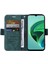 Xiaomi Redmi Için Not 11E 5g/10 5g/10 Prime+ 5g Baskılı Dikiş Hattı Pu Deri Deri Telefon Bırakma Kılıfı Koruma Flip Stand Cüzdan Kapağı Strap-Yeşili (Yurt Dışından) 2