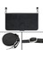 Xiaomi Redmi Için 11 Prime 4g HT03 Parmak Izi Ücretsiz Kelebek Çiçekler Baskılı Cüzdan Kılıfı Deri Doku Pu Deri Deri Folio Folio Stand Manyetik Kapak Omuz Kayışı Black (Yurt Dışından) 5