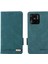 Xiaomi Redmi Için 10C Pu Deri Deri Cüzdan Koruyucu Telefon Kılıfı Stand Kitap Tasarımı Şok Geçirmez Tpu Iç Kabuk Anti-Çizelge Kapak Blue (Yurt Dışından) 1