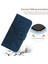 Xiaomi Redmi 10A Için Koruyucu Cep Telefonu Kapağı, HT04 Cilt Dokunma Basılı Baskısı Ayçiçeği Flip Cüzdan Telefon Kılıfı El Strap-Dark Mavi ile (Yurt Dışından) 4