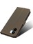 Xiaomi Için Redmi A1 4g/a2 4g Elmas Doku Telefon Cüzdan Kapağı Parçalanma Önleme Pu Deri Stand Case-Brown (Yurt Dışından) 5