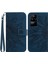 Xiaomi Için Poco F4 5g/redmi K40S 5g HT04 Baskılı Ayçiçeği Stand Cüzdan Telefon Kılıfı Cilt Touch Pu Deri Anti Drop Kapak Strap-Dark Mavi (Yurt Dışından) 1