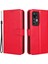 Xiaomi 12T 5G/12T Pro 5g/redmi K50 Ultra 5g Telefon Stand Cüzdan Koruyucu Kılıf Çılgın At Doku Pu Deri Kapak Kırmızı (Yurt Dışından) 1