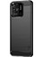 Xiaomi Redmi Için 10C Karbon Fiber Doku Fırçalanmış Kasa Damla Geçirmez Yumuşak Tpu Kabuğu Arka Kapak-Siyah (Yurt Dışından) 2