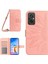 Xiaomi Redmi Için 11 Prime 4g HT04 Ayçiçeği Baskalı Flip Shell, Pu Deri Cüzdan Kılıfı Stand Stand Omuz Kayışı Pembe ile Cilt Dokunma Koruyucu Telefon Kapağı (Yurt Dışından) 1