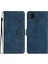 Xiaomi Için Redmi 10A Baskılı Kelebek Telefon Kılıfı Deri Cüzdan Flip Stand Telefon Kapak Mavisi (Yurt Dışından) 1