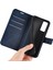 Xiaomi Için 12 Lite Dokulu Pu Deri Kapak Stand Fonksiyon Manyetik Kapanma Kitap Tarzı Flip Cüzdan Case-Blue (Yurt Dışından) 2