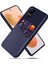 Xiaomi Civi 1s Kart Yuvası Için Çizelge Anti-Çizelge Cep Telefon Kılıf Doku Doku Pu Deri Kaplamalı Sert Pc Kabuk Mavisi (Yurt Dışından) 1