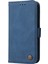 Xiaomi Poco M4 Için Pro Tree Desen Metal Düğmesi Deri Deri Telefon Kılıfı Çarpışma Karşıtı Stand Cüzdan Kapağı Strap-Mavi (Yurt Dışından) 2