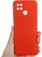 Xiaomi Poco C40 4g Için Sıvı Silikon Telefon Kılıfı, Yumuşak Fiber Astar Strap-Red ile Yumuşak Fiber Astar Anti-Solma Telefon Kapağı (Yurt Dışından) 5