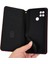 Xiaomi Için Poco C40 4g Pu Deri Stand Cüzdan Otomatik Kapatma Manyetik Telefon Kılıfı Baskılı Rhombus Desen Folio Flip Cover-Black (Yurt Dışından) 5