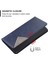 Xiaomi Için 12 Lite Geometrik Basılı Manyetik Otomatik Ahmsorbed Pu Deri Kapak Kart Tutucu Stand Iç Tpu Kasa Mavisi (Yurt Dışından) 4