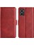 Xiaomi Için Redmi Note 11E 5g/redmi 10 5g/redmi 10 Prime+ 5g Dokulu Pu Deri+ Tpu Çift Koruma Telefon Kılıfı Şok Geçirmez Stand Cüzdan Tasarım Telefon Kabuğu-Kırmızı (Yurt Dışından) 1