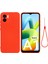 Xiaomi Redmi A2 4g/a1 4g Yumuşak Sıvı Silikon Cep Telefon Kılıfı Mikrofiber Astar Anti-Çizelge Kapağı Kayış Kırmızısı (Yurt Dışından) 1