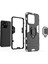 Xiaomi Redmi 10C Için Ring Tutucu Kickstand Telefon Kılıfı, Yumuşak Tpu+Sabit Pc Damla Geçirmez Koruyucu Kapak Black (Yurt Dışından) 5