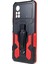 Mechwarrior Xiaomi Için Poco X4 Pro 5g Giyim Dirençli Damla Damla Damlı Yumuşak Tpu Sert Pc Sert Zırh Kılıfı Back Kickstand Telefon Kabuğu-Kırmızı (Yurt Dışından) 2