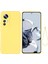 Xiaomi 12T Pro 5g Için Koruyucu Telefon Kılıfı, Hafif Kıç Çizelge Önleyici Sıvı Silikon Arka Kapak Strap-Sarı (Yurt Dışından) 1