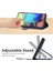 Xiaomi Için Poco C40 4g HT01 Cüzdan Stand Özelliği Baskılı Y Şeklinde Çizgiler Telefon Kılıfı Pu Deri Anti-Düşme Kabuğu Strap-Mavi (Yurt Dışından) 4